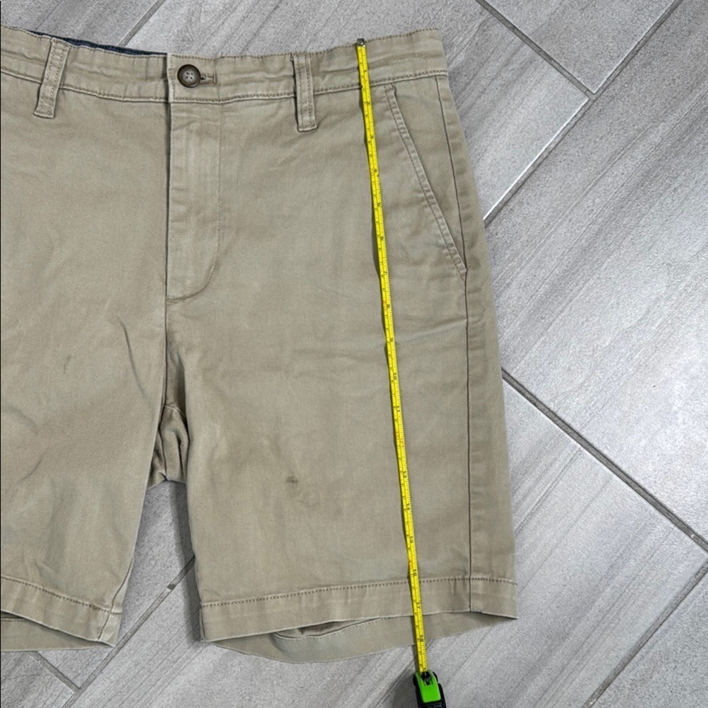Nautica Tan Flat Front Shorts Lightweight Casual - Picture 8 of 9